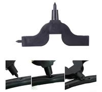 Yelvera Outil de poinçonnage en polyoxyméthylène pour irrigation goutte à goutte pour raccords cornes supportant des tailles de tubes de 3 mm et 4 mm pour l'intégration de l'arroseur