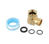 Yelvera Tuyau d'arrosage coudé pivotant à 90 degrés construit en laiton massif avec des propriétés résistantes pour les applications d'irrigation en plein air