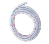 Yelvera Tuyau PU double couche avec support en fil d'acier en spirale pour un flux sous vide stable et une réduction des torsions lors d'une utilisation industrielle continue (2 mètres)
