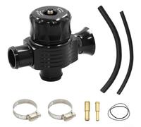 Yelvera Valve de dérivation de turbocompresseur 25 mm double port d'échappement pour MK4 pour Golf pour Polo GTI 1.8T Installation directe