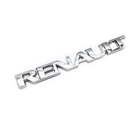 YELVQI ABS Chrome 3D Logo Voiture Pare-Chocs arrière Coffre Anglais Alphabet Lettre emblème Autocollants Badge décalcomanies Accessoires de Style de Voiture (Size : 1pcs Renault)