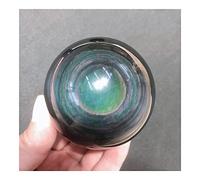 YELVQI Cristal naturel Quartz Obsidienne Arc-en-ciel Sphère Boule d'énergie Reiki Pierre Maison Bureau Aquarium Décoration Accessoires Pierre précieuse Soutien spirituel (Taille : 8-8,5 cm)