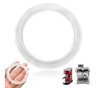 YELYTR 1 joint d'étanchéité de rechange pour Delonghi Dedica, joint torique amélioré pour porte-filtre - Diamètre : 57,5 x 57,5 x 8 mm - Joint de rechange pour EC680 EC685 EC820 EC850 EC860 - Blanc