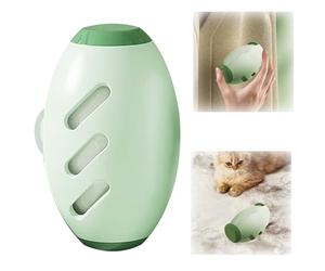 YELYTR Rouleau Peluche réutilisable, Mini remontage Cheveux Animaux lavables, Rouleaux Peluche était Possible, Peluche Collante réutilisable pour Les vêtements, Poils d'animaux, la Maison (Vert)