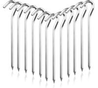 Yemaesre-12 Pièces Piquet De Tente, 18cm/7"" Sardines De Fixation De Tente, Sardines Tente Camping Alu, Accessoires Tente, Piquet Fixation Sol Pour Le Camping, Le Jardinage Et Les Tentes