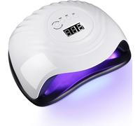 Yemaesre-168w Lampe Uv Sèche Ongles, Lampes À Ongles Professionnel,Séchage Rapide 4 Minuterie De 10s/30s/60s/99s,36 Leds, Grand Lcd Ecran Base Démontable (Classic-White)