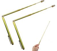 YEMAESRE-2 Pièces Baguettes De Radiesthésie, Tiges De Radiesthésie En Cuivre Pour Divination De L'Eau, Echerche De Sources Et D'Objets, Tracer L'Énergie Spirituelle