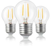 Yemaesre-209105 Lot De 3 Ampoules Led E27 Avec 2,5 W En Remplacement D'une Ampoule De 25 W, Mini Globe 250 Lm 2700 K E27 Vintage Blanc Chaud Blanc Chaud