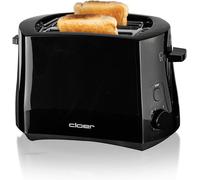 YEMAESRE-3310Grille-Pain Pour 2 Tranches De Toast, Support Pour Petits Pains Intégré, Élevateur De Tranches De Pain, Tiroir À Miette, 825 W, Boîtier En Matière Plastique Noir
