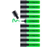 Yemaesre-345 Surligneur - Vert Clair- 10 Stylos - Pointe B Autée 2-5 Mm - Parfait Pour Des Marquages Et Des Surlignages Lumineux De Textes Et Notes