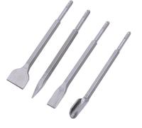 YEMAESRE-4 Pieces Burins Sds-Plus,Foret Beton Sds,Acier 40Cr Pour Les Travaux De Démolition Et De Rénovation,Pour Ouvrir Des Trous Dans Toutes Sortes D'Enrobés,Carreaux,Murs En Pierre,Etc