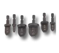 YEMAESRE-6Pcs Tuyau En Cuivre Sertissage Foret Kit Poignée Hexagonale Tube Extenseur Ensemble Conduit Torchage Outil Climatiseur Pièces D'Entretien 7/8In 3/4In 5/8In 1/2In 3/8In 1/4In