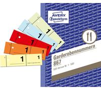 Yemaesre-8675 Numéros De Porte-Manteau, Din A6, 100 Feuilles/Lot De 5 1er Pack Gelb, Orange, Rot, Blau, Grün