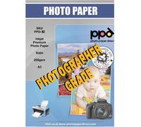 Yemaesre-A3x 50 Feuilles Papiers Photo Super Premium Satiné, Grammage Moyen 200g, Jet D' Encre, Séchage Rapide, Microporeux, Résistant À L'eau -82-50