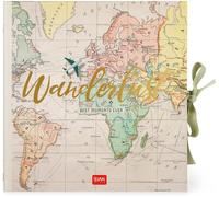 Yemaesre-Album Photo, À Faire Soi-Même, Avec Kit D'éléments Décoratifs, 20 Pages, Idée Cadeau, 23x23,5 Cm, Thème Voyage, Travel