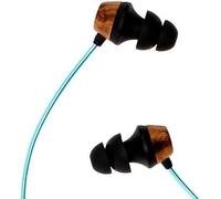 YEMAESRE-Aln 2.0 Premium Authentique Bois Écouteurs Intra-Auriculaires À Isolation Phonique Avec Technologie Innovante De Shield Câble Et Mic (Turquo )