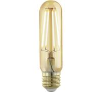 Yemaesre-Ampoule Led Tube E27 Dimmable, Lampe À Incandescence Golden Vintage, Éclairage Rétro, 4 Watts (Correspond À 28 Watts), 300 Lumens, Blanc Chaud, Doré, 1700 Kelvin, T32, Ø 3,2 Cm