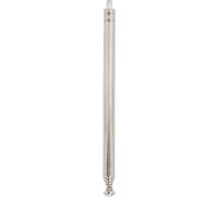 YEMAESRE-Antenne Télescopique, 5 Sections M3 Filetage Mâle Pour Tv Radio Jouet Électrique Télécommande Lampe Vcd, Acier Inoxydable Et Laiton, Installation Facile