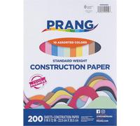 Yemaesre-Assortiment De Feuilles De Papier De Construction Arc-En-Ciel, 22,9 X 30,5 Cm, 10 Couleurs, 200 Feuilles