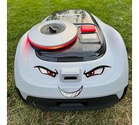YEMAESRE-Autocollant Pour ?il De Tondeuse À Gazon - Décoration Résistante Aux Intempéries Pour Robot Tondeuse Gardena, Navimow, Luba 2, Worx