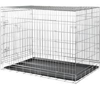 Yemaesre-Box Pour Chien Home - Taille Xl 116 X 86 X 77 Cm - Hébergement Temporaire À La Maison - 1 Porte À L'avant Et 1 Sur Le Côté - Pliable - Bac De Sol - 3926