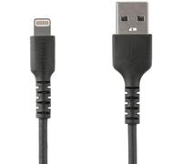Yemaesre-Câble Usb-A Vers Lightning Noir Robuste 2m - Câble De Charge/Synchronisation De Type A Vers Lightning En Fibre Aramide - Ipad/Iphone 12 - Certifié Apple Mfi (Rusbltmm2mb)