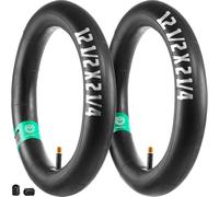 Yemaesre-Chambre À Air 12 Pouces (12 1/2 X 2 1/4) Valve Droite Av 33mm (X2) Pour Vélos Draisienne, Enfants, Pliable, Poussettes,Etc. Compatible Pneu 12.5x2.25-12x2.125 (Etrto 47/62-203)