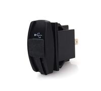 Yemaesre-Chargeur Usb Pour Moto, Voiture Dc 12v-24v Bleu Led Double Chargeur Usb Carling Arb Interrupteurs À Bascule 5v 3.1a