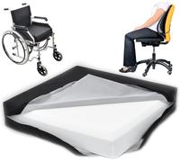 Yemaesre-Coussin Anti Escarres En Mousse À Mémoire De Forme+Hr-Coussin Coccyx De Siège Orthopédique-Coccyx Cushion - Coussin Pour Fauteuil Roulant Cha Et Bureau-Coussin Pour Cha De Bureau