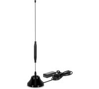 YEMAESRE-Digitflex Tt5 Antenne Tige Dvb-T/Dab+/Fm Avec Amplificateur Intégré (Filtre Lte, Base Magnétique, Amplificateur 26 Db) Noir