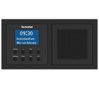 YEMAESRE Digitradio Up 1-Dab + Radio Encastrable Pour Installation Dans Chaque Boîtier D'Encastrement Double(Dab,Fm,Réception Bluetooth,Lcd,Dimmable,Réveil,Minuterie,2 W Rms) Noir