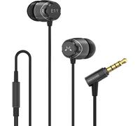 YEMAESRE-E11 Écouteurs Filaires Intra-Auriculaires, Sans Microphone, Hifi, Stéréo, À Isolation Phonique, Avec Basses Puissantes, Câble Anti-Enchevêtrement, Noir