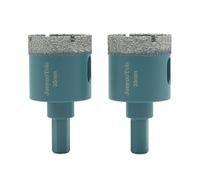 YEMAESRE-Ensemble De Foret Diamanté Set 35Mm 2 Pièces-Scie Cloche Diamantée Pour Carrelage En Céramique,Porcelaine,Marbre,Granit Avec Kit De Scie Cloche Et Tige Ronde