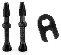 Yemaesre-Ensemblede 2 Tiges De Valve Tubeless De Qualité (40 Mm) Pour Vélo, Avec Outil De Suppression De Noyau De Valve - Accessoires Essentiels Pour Une Conduite Sans Chambre À Air.
