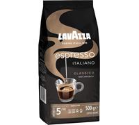 YEMAESRE-Espresso Italiano Classico, Café En Grains, Idéal Pour La Machine Automatique, Avec Notes Florales Et Fruitées, 100% Arabica, Équilibré Et Aromatique, Intensité 5, Torréfaction Légère, 500 G