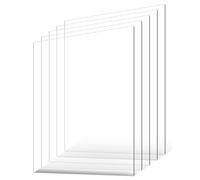 Yemaesre-Feuilles Pet, 610 X 914 Mm, Feuilles De Plastique, Épaisseur 1 Mm, Lot De 5, Transparents Flexibles Facile À Découper Percer Pour Artisanat, Couverture De Cadre Photo, Affichage De Bricolage