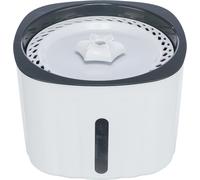 Yemaesre-Flower Fontaine À Boire Pour Chiens Et Chats, Distributeur D'eau Automatique, Bol D'eau Pour Chien, Blanc/Gris