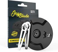 YEMAESRE-Jaybladeset1 Ensemble De Couteaux En Métal Pour Coupe-Gazon Sans Fil Couteaux De Rechange Einhell - Gardol - Mr Gardener - Y Compris Disque De Coupe