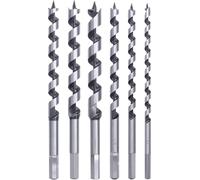 Yemaesre-Jeu De Mèches À Serpentin,Jeu De 8 Mèches À Bois 8,10,12,14,16,18-Mm Dans Un Coffret En Plastique