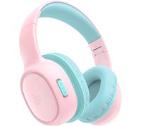 YEMAESRE-Kh02 Casque Audio Enfant Bluetooth 5.3, Volume Limité 74/85/94 Db, Pliable, Microphone Intégré, Pour Fille, Rose