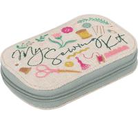 Yemaesre-Kitde Couture Brodé ¿ Ma Couture, Trousse Zippée Complète Avec Découseur, C Aux, Mètre Ruban, Fil, Aiguilles Et Plus, Artisanat, Couture 2,5 X 14 X 9 Cm
