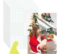 Yemaesre-Lot De 20 Feuilles De Plastification Autocollantes Transparentes De 20,3 X 30,5 Cm Avec Racloir, Feuilles De Stratifié Sans Machine Pour Carte, Photo