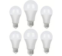 Yemaesre-Lot De 6 Ampoule Golf À Vis E27 9w A60 Led Professionnelle, Équivalent 90w, Blanc Froid 6500k Ac 85-265v 900lm 280 ° Angle De Faisceau Givré Éclairage De Bureau À Domicile Non Dimmable