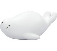 Yemaesre-Lumilu Lazy Friends Seal 52240 Veilleuse Mignonne En Forme De Phoque Cadeau D'anniversaire Pour Garçons Et Filles Blanc