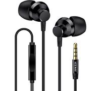 YEMAESRE-M2 Écouteurs Intra Auriculaires Filaires, Oreillettes Filaire Avec Microphone Et Basses, Casque Stéréo Pour Téléphone Smartphone Ordinateur Tablette Pc Mp3, Earbud Headphones Jack 3,5 Mm, No