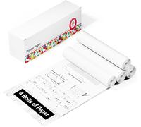 Yemaesre-M832 Lot De 4 Rames De Papier Pour Imprimante Thermique A4 210 X 297 Mm 84 Feuilles De Papier Blanc 400 G Compatible Avec Phomemo Itari Jadens Rt Munbyn Asprink Et Autres Imprimantes