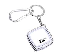 Yemaesre-Miniruban À Mesurer Rétractable En Acier - 2 Mètres Portable Avec Clip D'escalade Porte-Clés Pour L'exploration