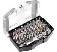 Yemaesre-Most Wanted Bit-Box-32 Pièces Y Compris Embouts,Porte-Embouts À Changement Rapide Avec Aimant Dans Une Boîte Plastique Stable Avec Clip Ceinture