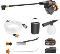 YEMAESRE-Nitro 18V(20V ) Nettoyeur Haute Pression Sans Fil Hydroshot Wg633E.1, Powershare, Nettoyage De Terrasse Lavage De Voiture, . 56 Bar, 220L/H Batterie 4.0Ah Et Chargeur