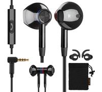 YEMAESRE-Nova Ecouteurs Filaire Avec Microphone Garantie 5 Ans - Écouteurs Pour Apple Iphone, Samsung, Xiaomi, Oppo, Lg Avec Isolation Acoustique - 3.5 Mm Jack, Haute Qualité Sonore